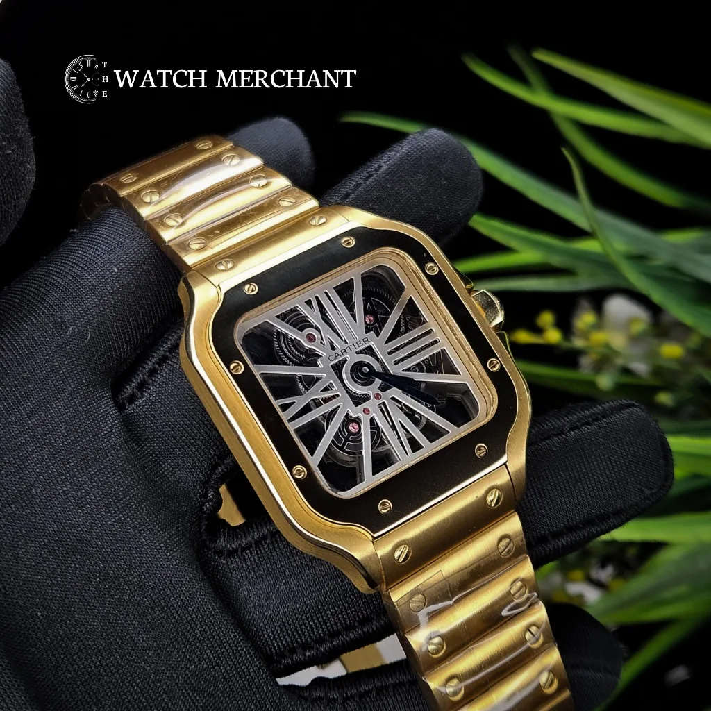 Cartier Santos de Cartier Skeleton || Ref. WHSA0042 || Master Grade Replica thumbnail 5