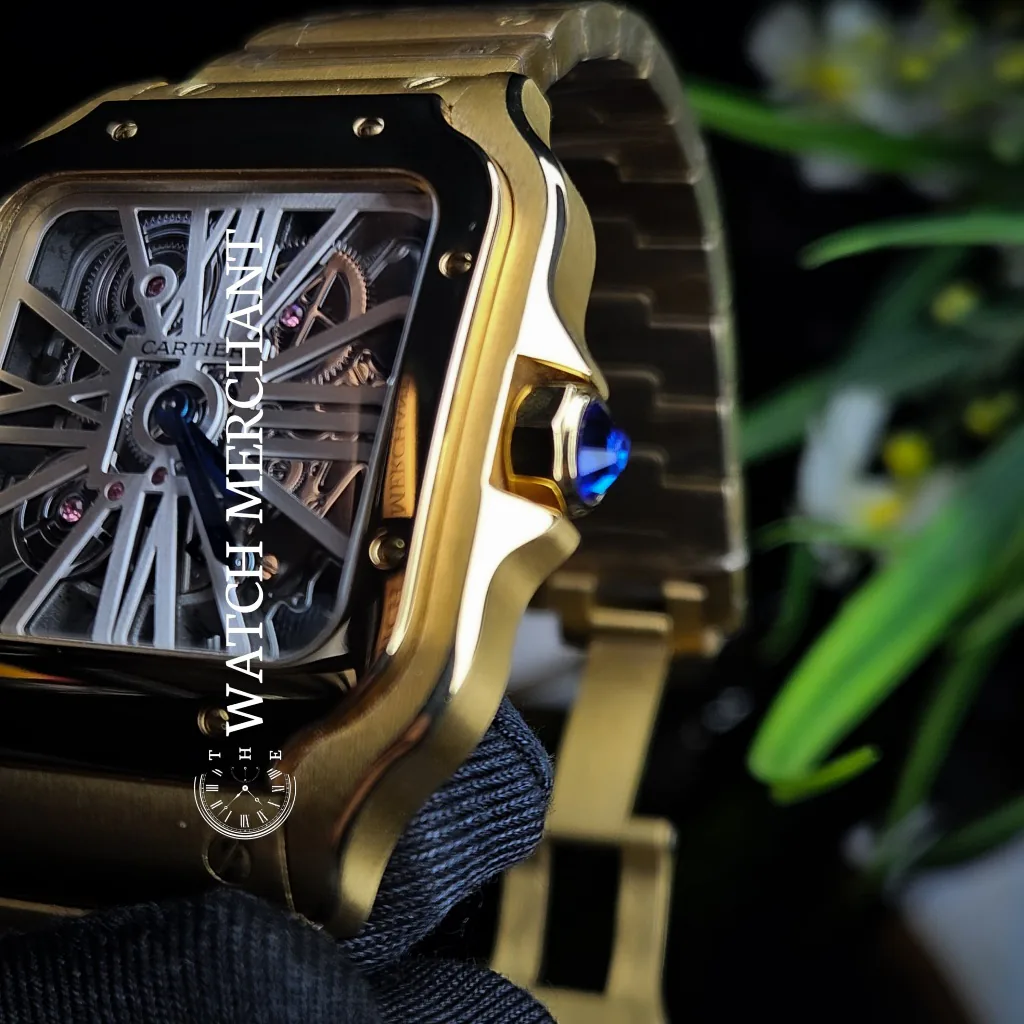 Cartier Santos de Cartier Skeleton || Ref. WHSA0042 || Master Grade Replica thumbnail 4