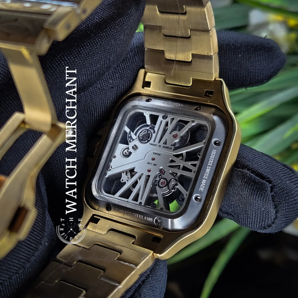 Cartier Santos de Cartier Skeleton || Ref. WHSA0042 || Master Grade Replica thumbnail 3