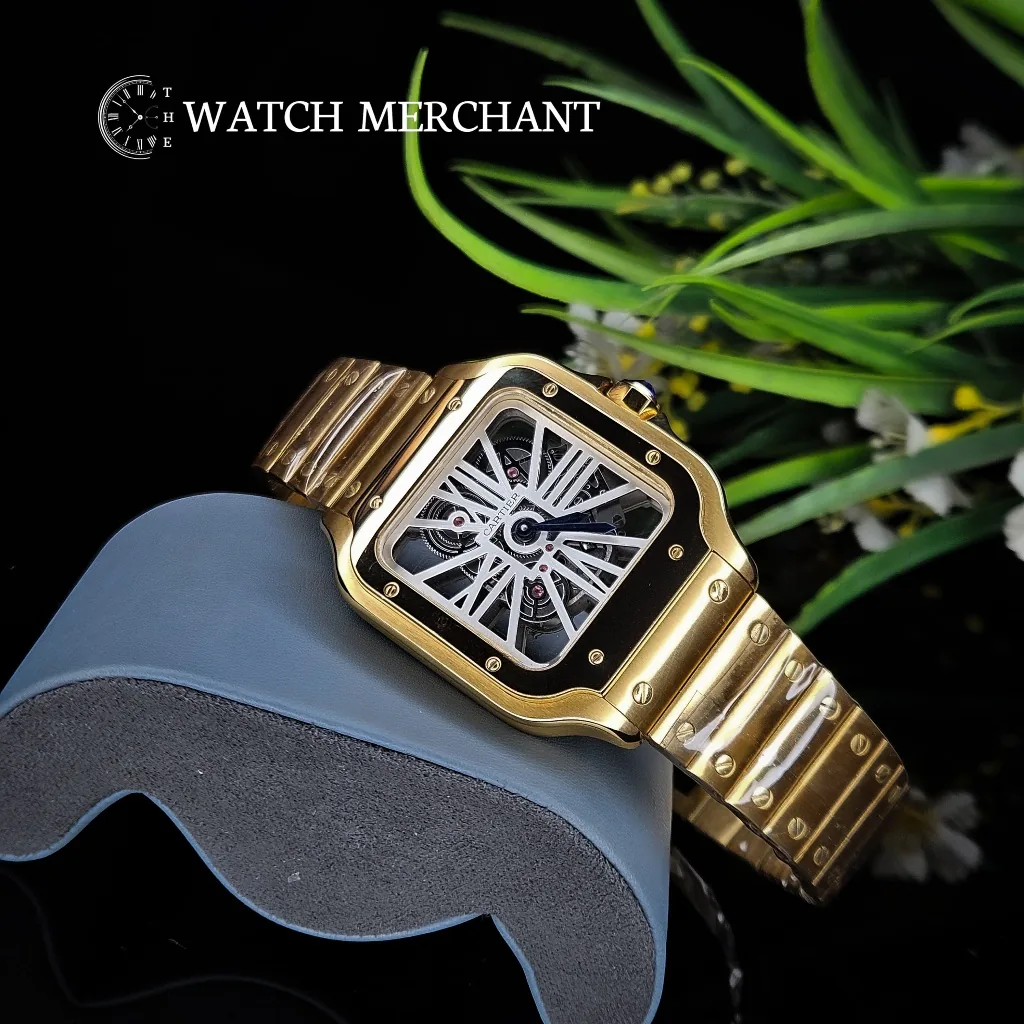 Cartier Santos de Cartier Skeleton || Ref. WHSA0042 || Master Grade Replica