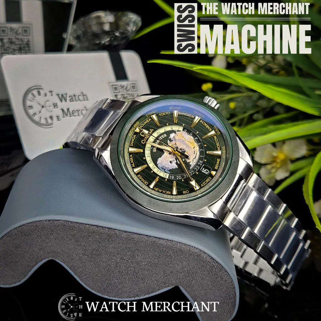 Omega Seamaster Aqua Terra 150M GMT Worldtimer || Ref. 220.30.43.22.10.001 || 1:1 Swiss Grade Replica