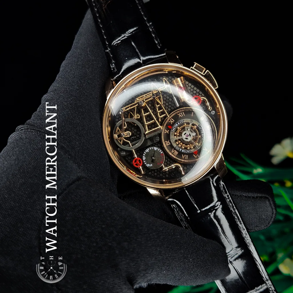 Jacob & Co Oil Pump Tourbillon Automaton || Ref. OI110.40.AA.AB.ABALA || 1:1 Swiss Grade Replica thumbnail 1