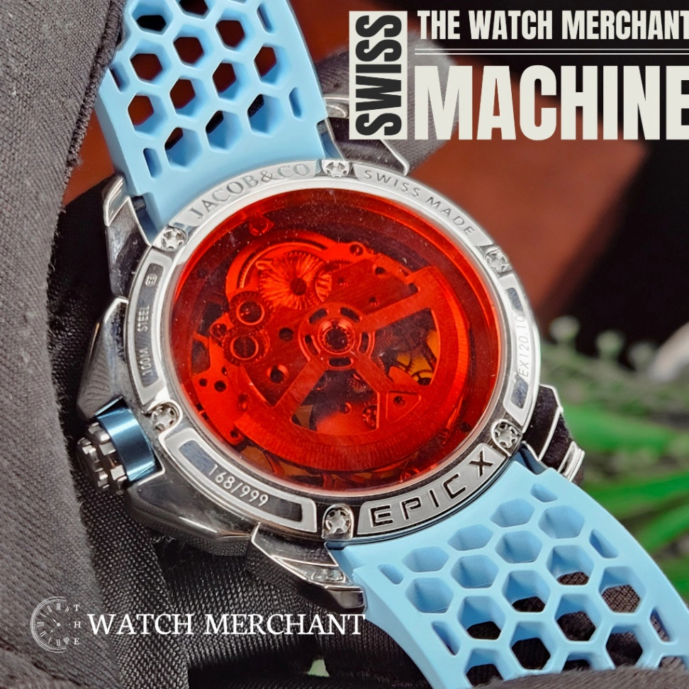 Jacob & Co Epic X Skeleton || Ref. EX110.20.AC.AJ.ABRUA || 1:1 Swiss Grade Replica thumbnail 4