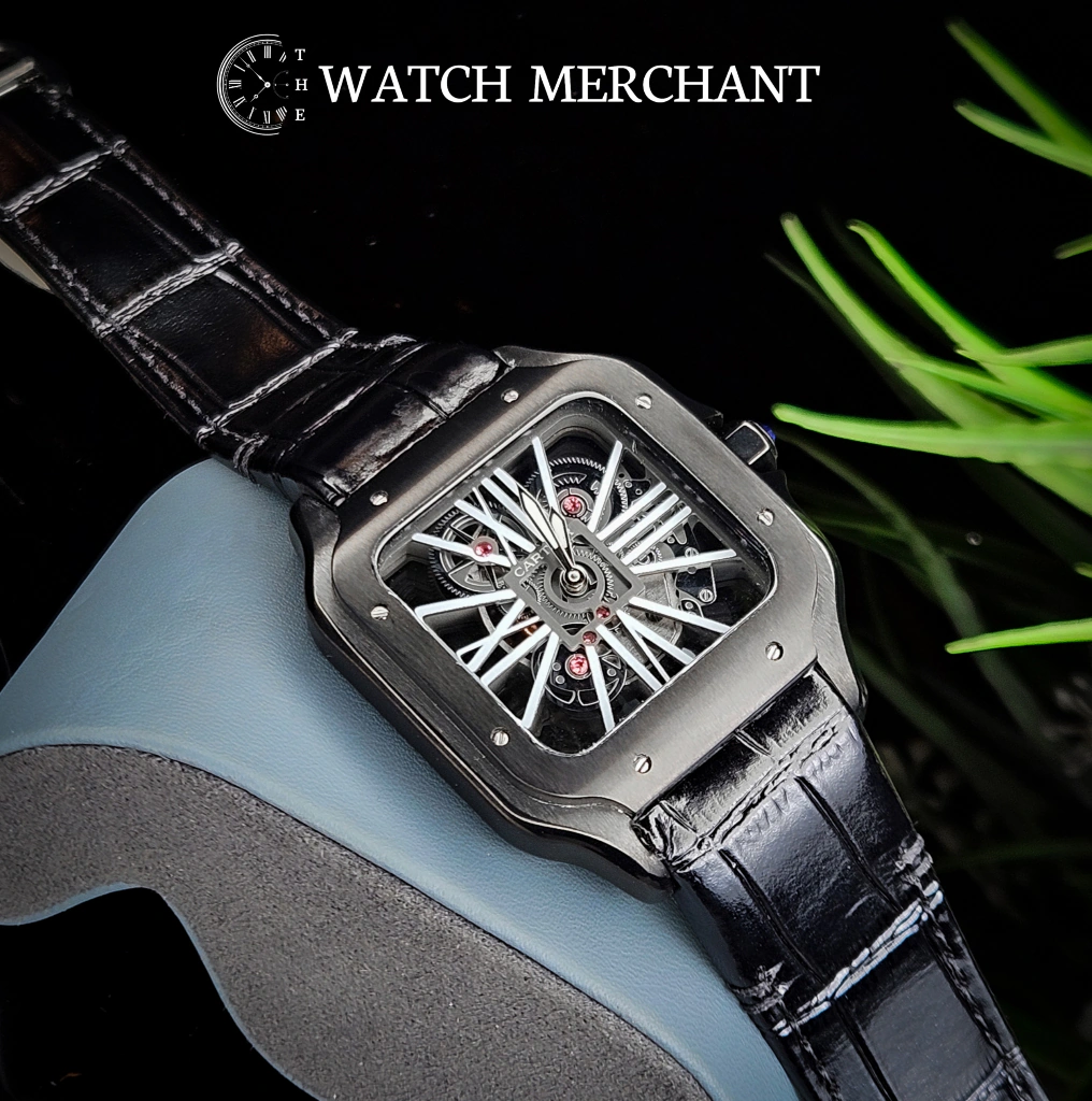 Cartier Santos de Cartier Skeleton || Ref. WHSA0009 || Master Grade Replica