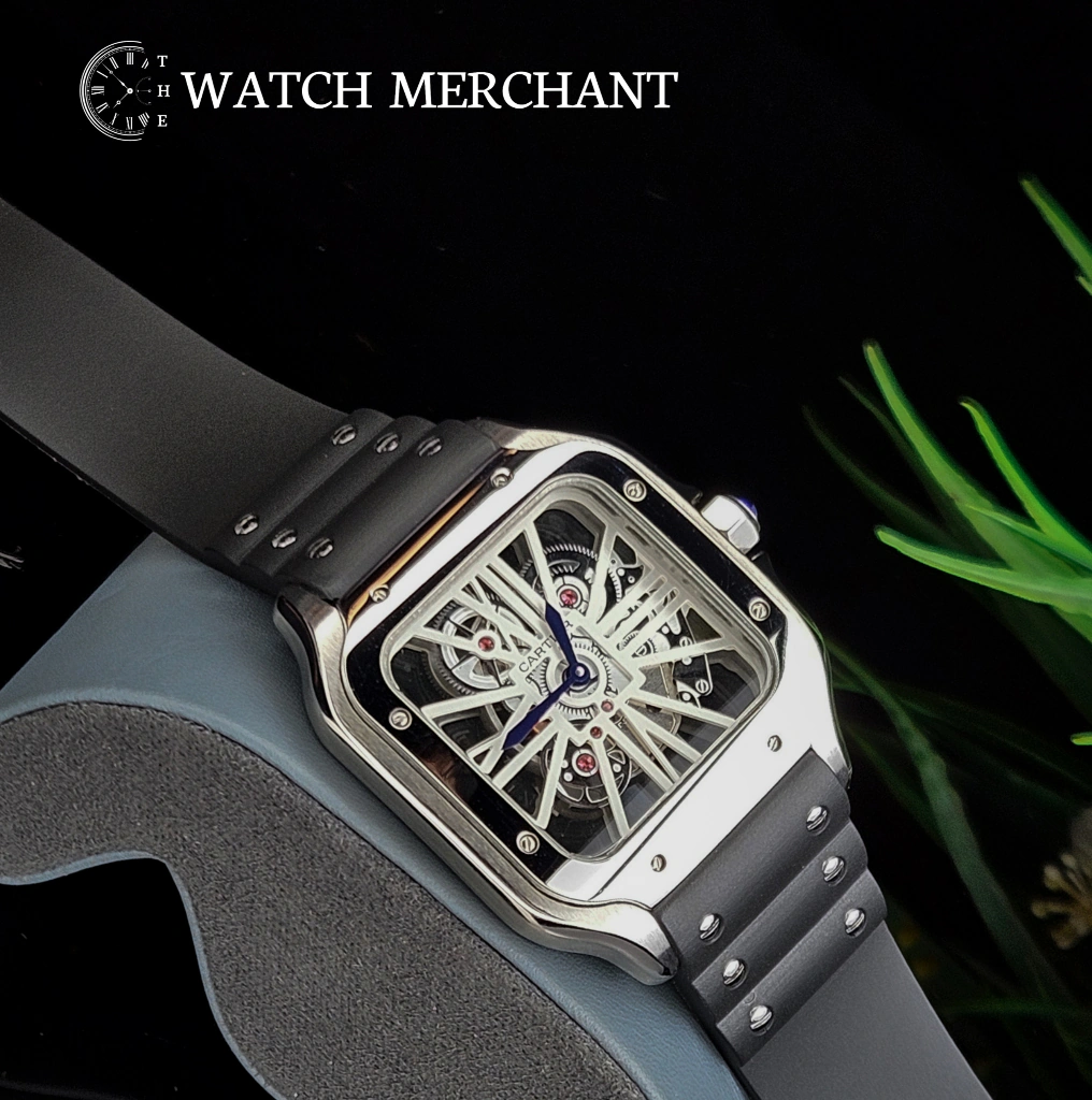 Cartier Santos de Cartier Skeleton || Ref. WHSA0015 || Master Grade Replica