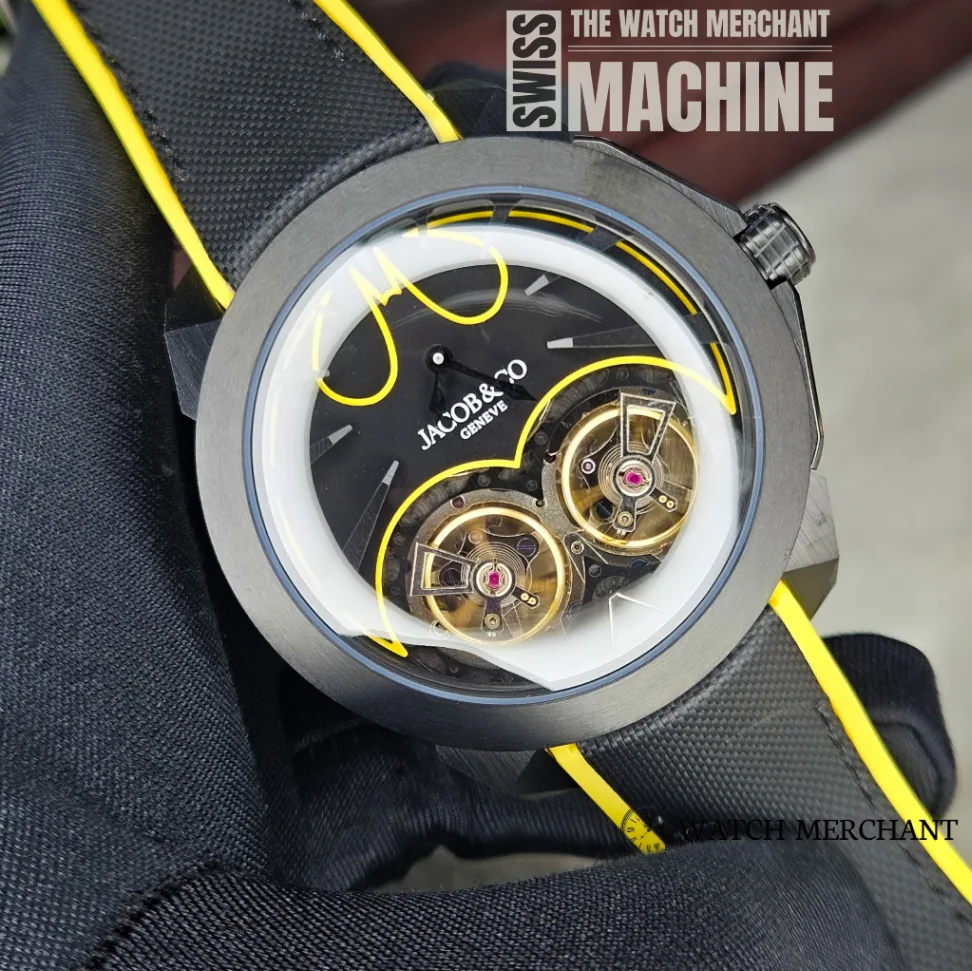 Jacob & Co Gotham City Black DLC Titanium Edition || Ref. DC100.21.AB.AB.A || 1:1 Swiss Grade Replica thumbnail 1